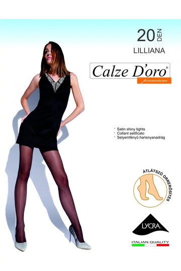 Calze Doro harisnyanadrág LILIANA 20 DEN Nero