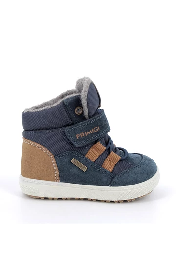 PRIMIGI fiú bélelt vízálló/GORE-TEX téli bakancs barna-kék