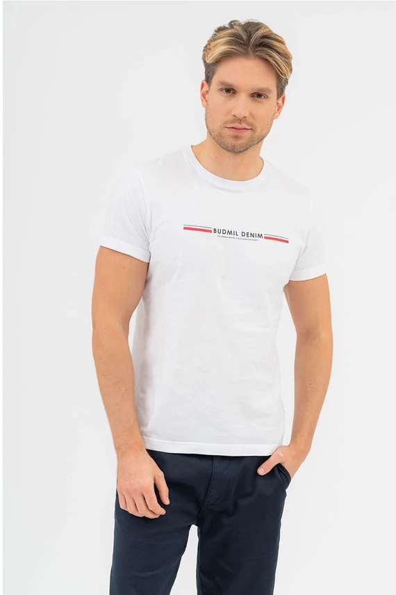 Budmil Denim férfi póló Fehér