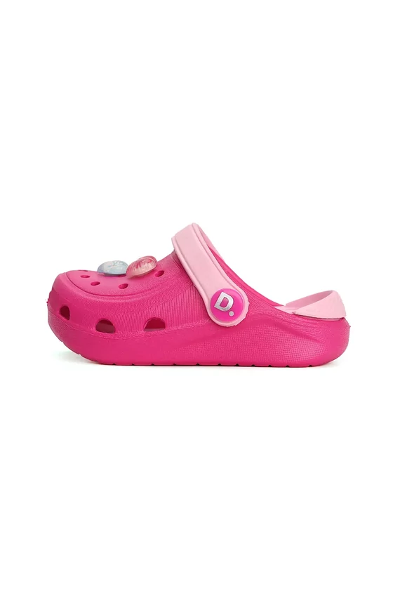 D.D.Step lány papucs Szíves pink
