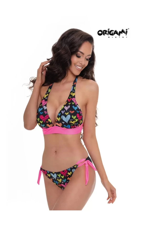 Origami bikini Hearts Pink