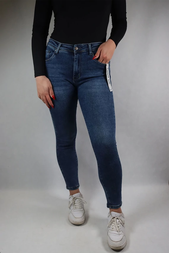 Moon Girl Skinny hosszú női farmernadrág kék