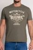 Kép 4/4 - Budmil Motorcycle regular fit póló Kekizöld