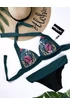 Kép 3/4 - Origami bikini Jungle Leaf