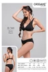 Kép 2/3 - Origami Bikini BASIC BLACK D-549