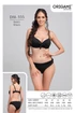 Kép 2/3 - Origami Bikini BASIC BLACK DM-555