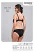 Kép 3/3 - Origami Bikini BASIC BLACK DM-555