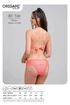 Kép 3/3 - Origami Bikini BASIC NEON CORAL BT-536