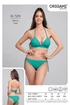 Kép 2/3 - Origami Bikini BASIC TEAL H-529