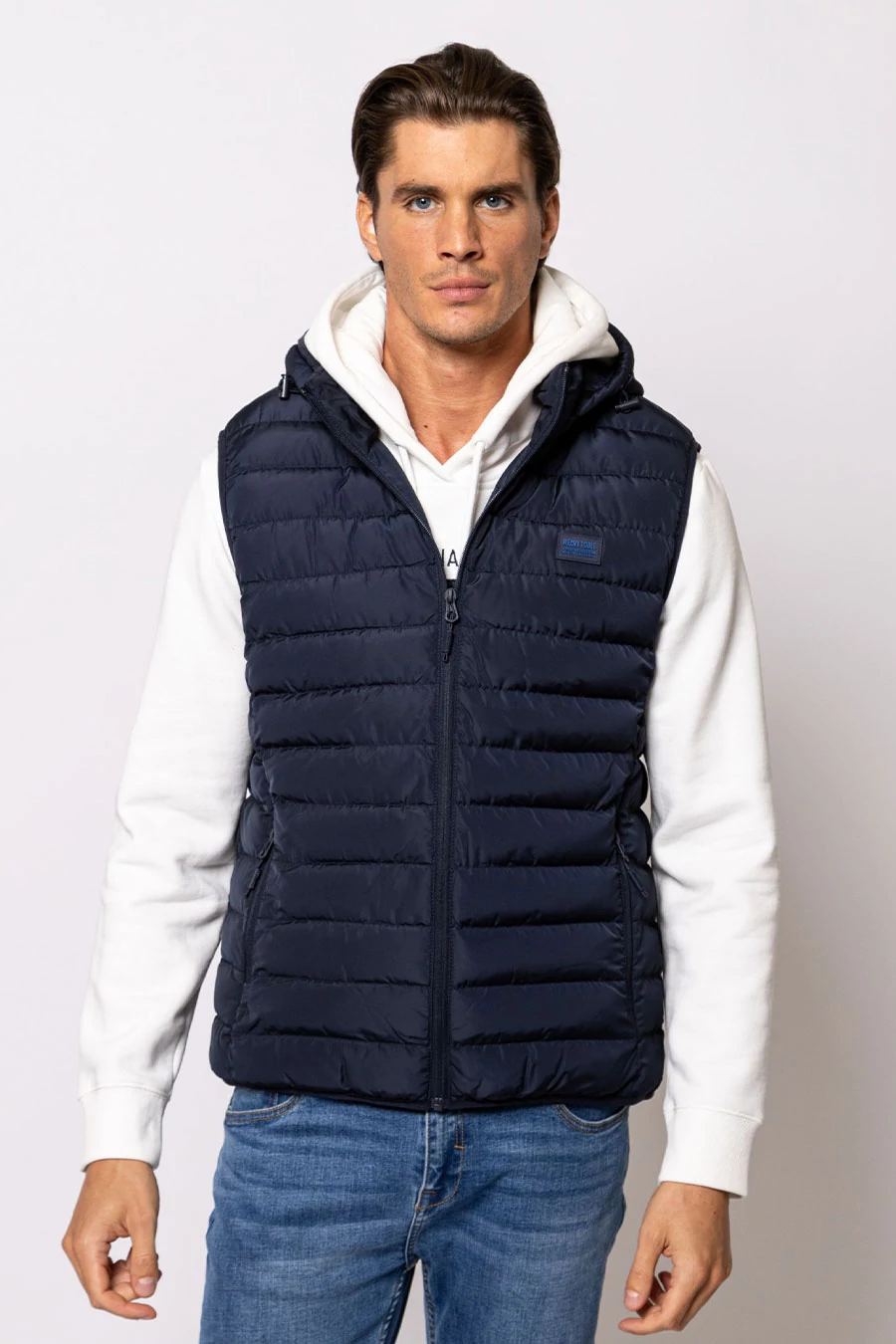 Heavy Tools férfi mellény WANTY24 navy