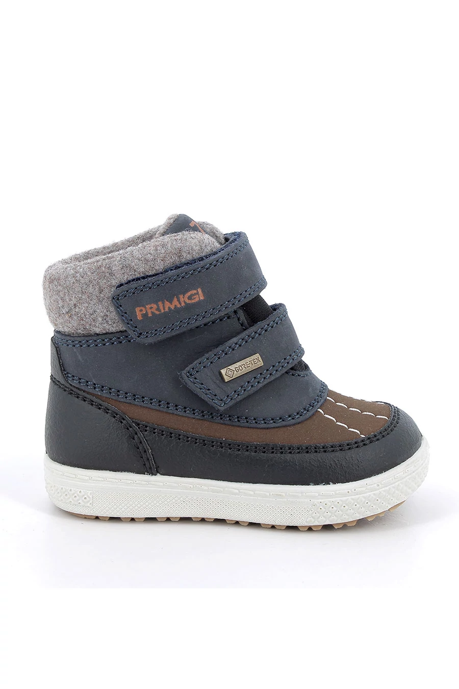 PRIMIGI fiú bélelt vízálló/GORE-TEX téli bakancs barna-kék