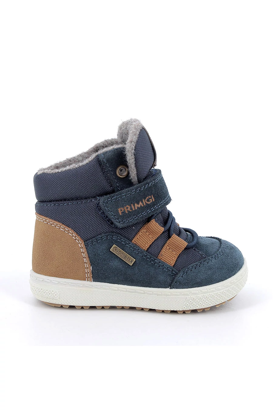 PRIMIGI fiú bélelt vízálló/GORE-TEX téli bakancs barna-kék