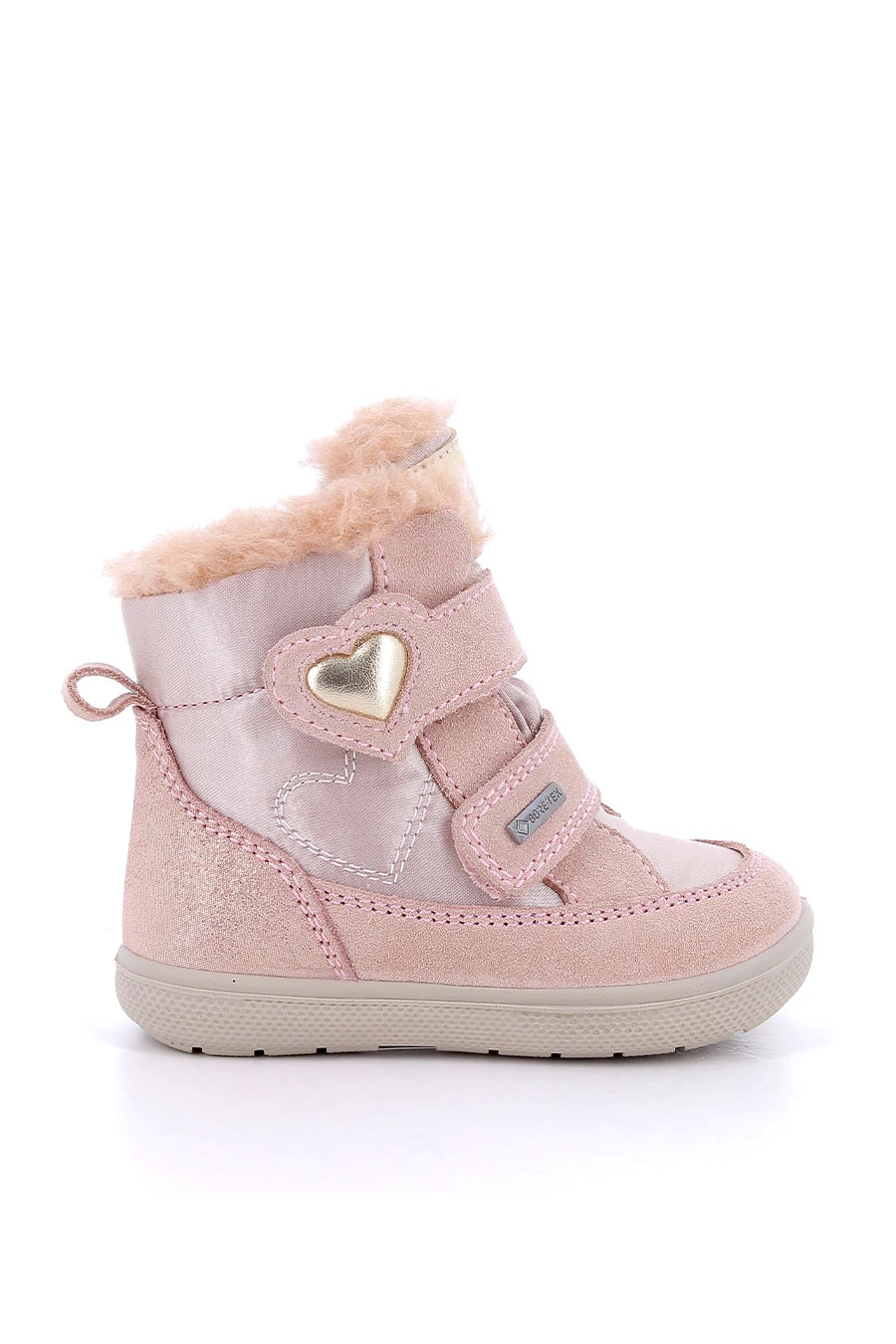 PRIMIGI lány bélelt vízálló/GORE-TEX téli bakancs Szíves rózsaszín