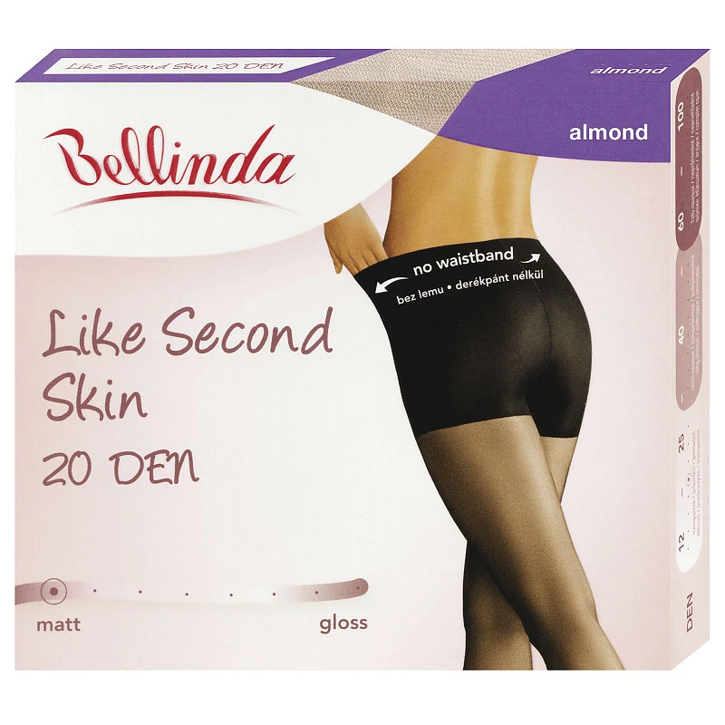 Bellinda harisnyanadrág Like Second 20 Fekete