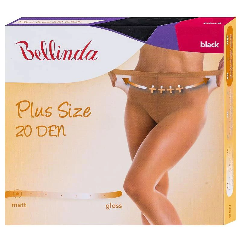 Bellinda harisnyanadrág Plus Size 20 Fekete