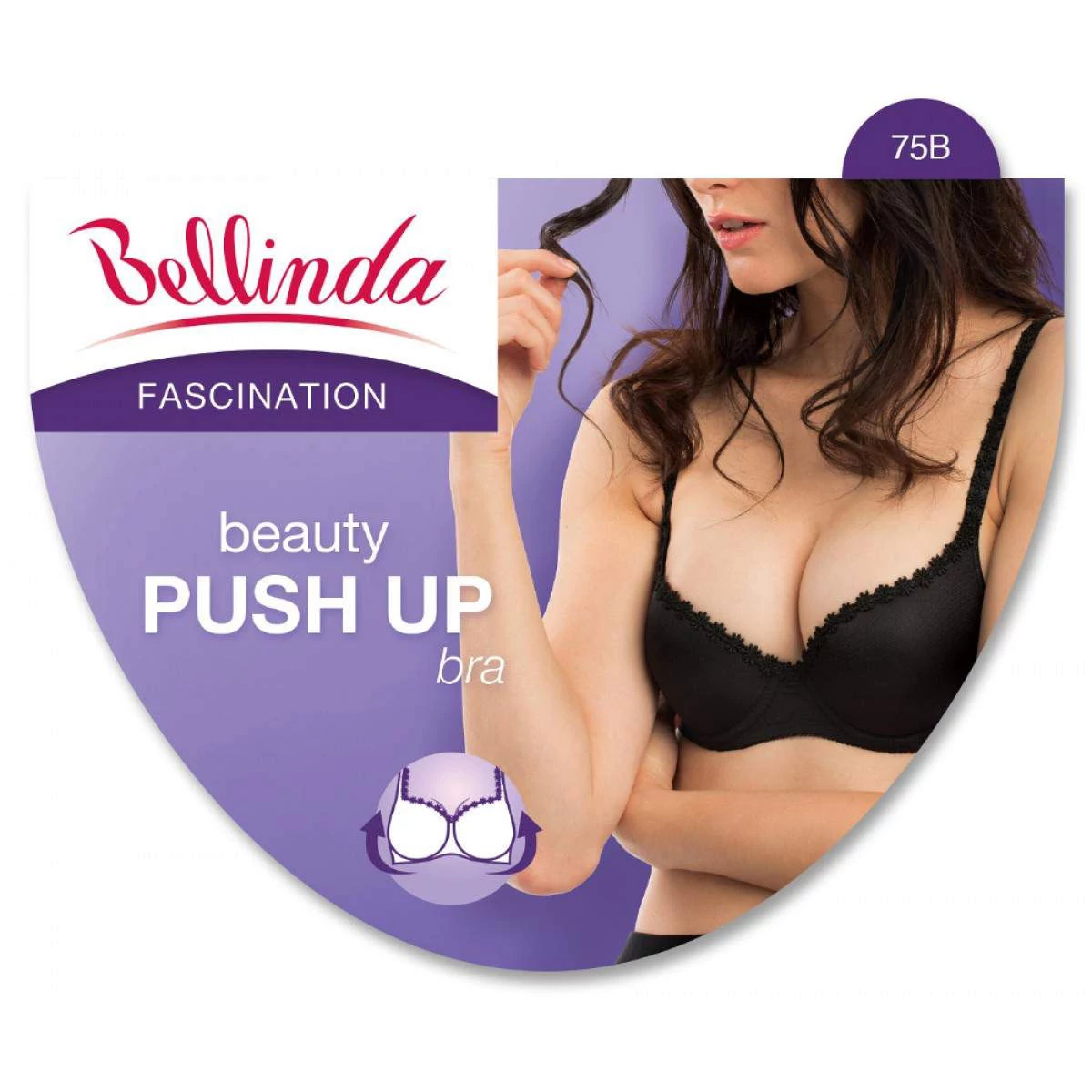 Bellinda melltartó Beauty push up fekete