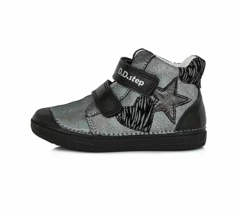 D.D. Step lány cipő Zebra csillagos szívárványos