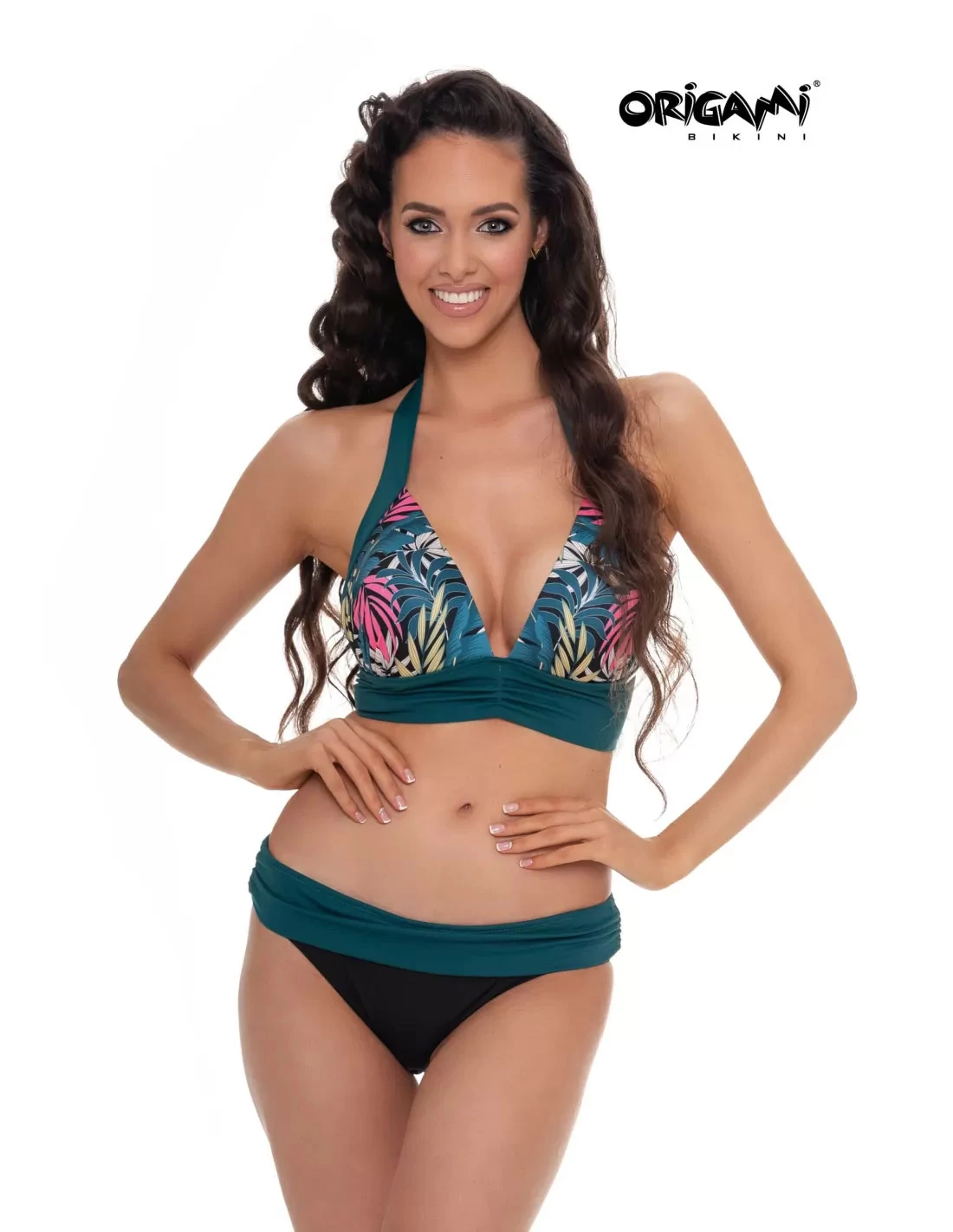 Origami bikini Jungle Leaf