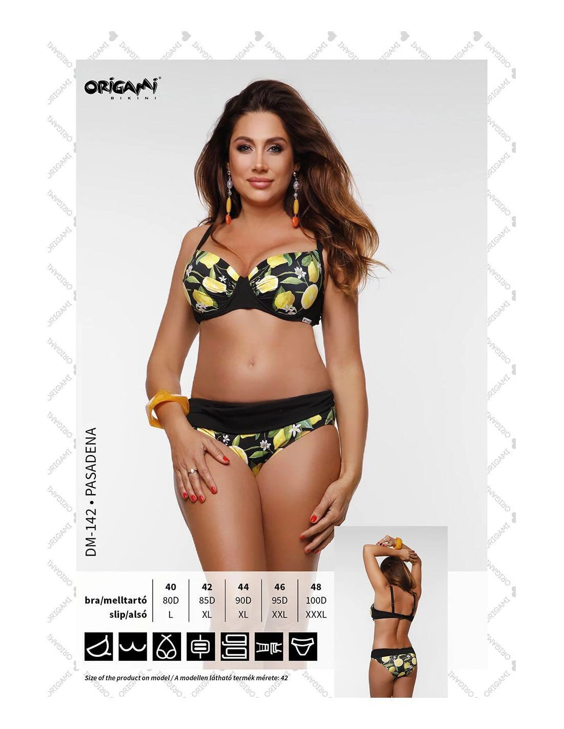 Origami bikini Pasadena Lemon